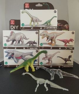 Obrázek z Stavebnice dinosaurus 10cm 5dr. 